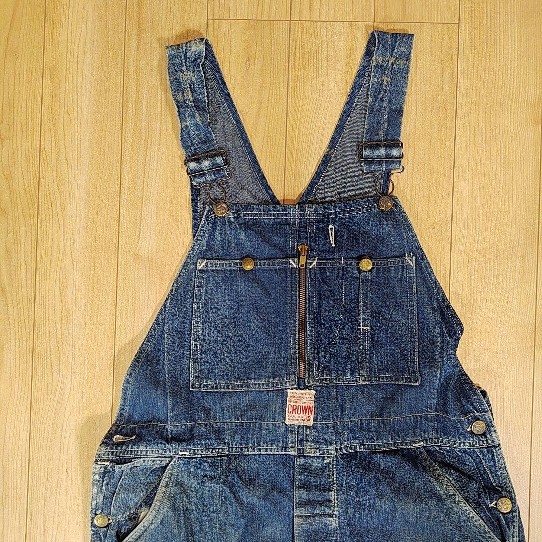 USA製 CROWN オーバーオール ヴィンテージ ワーク UNIONMADE