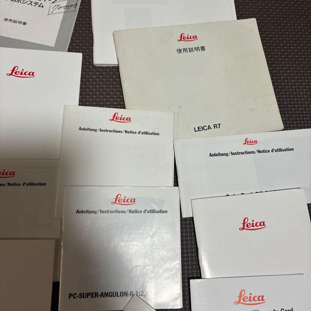 ライカLEICAなど色々説明書など