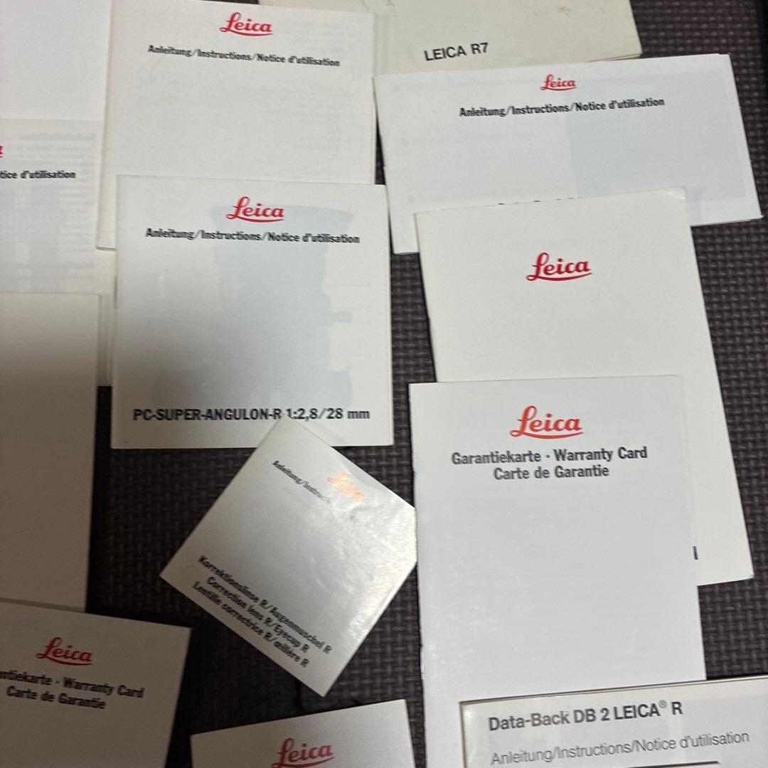 ライカLEICAなど色々説明書など