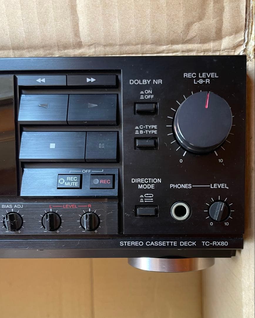 SONY TCーRX80　カセットデッキ