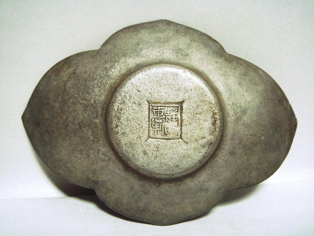 @624『中国美術 古錫 十字紋茶托 ５枚』/骨董品 古美術 古玩 アンティーク