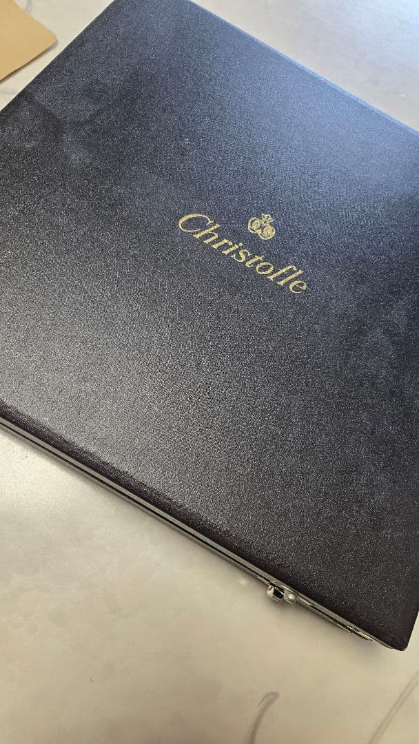 【お値打ち価格】Christofle カトラリーセット 専用ケース付き