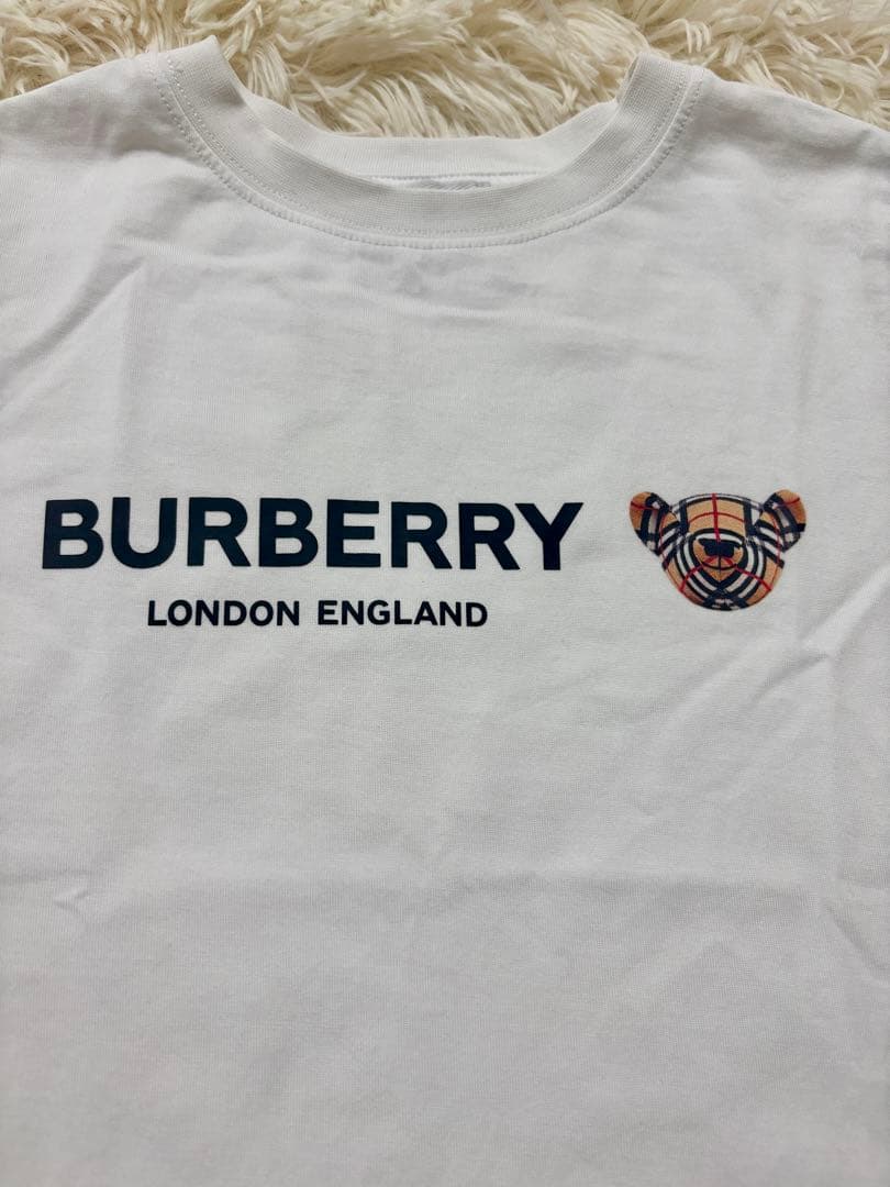 BURBERRY 6y116cm キッズ Tシャツ ホワイト