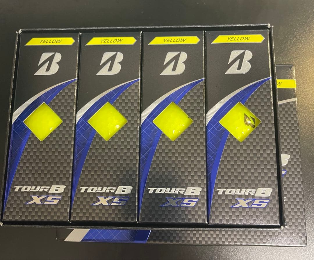 ブリヂストン ゴルフボール TOUR B XS イエロー ２ダース