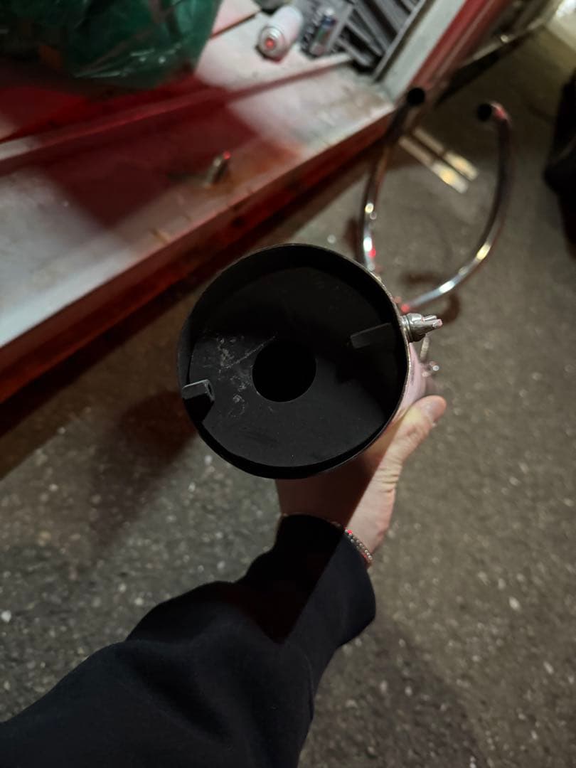 メッキメガホンマフラー