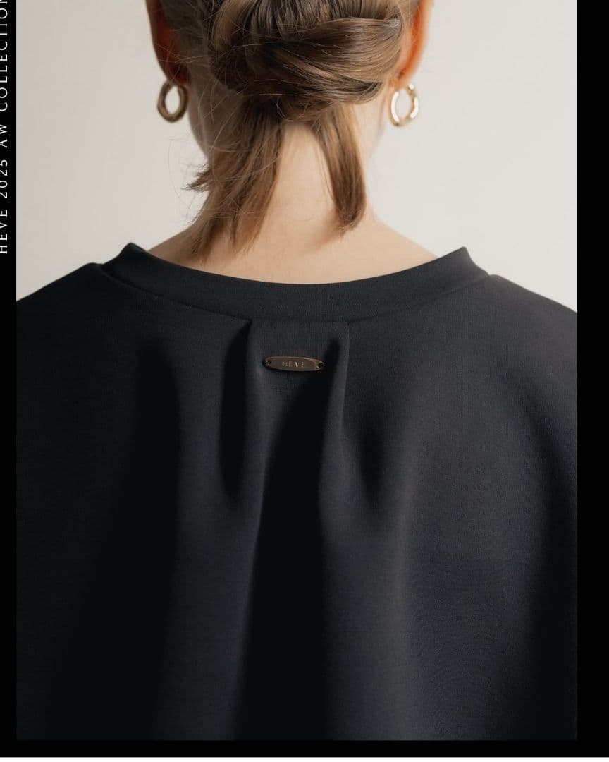 トップス heve Cloud Balloon Sweat black