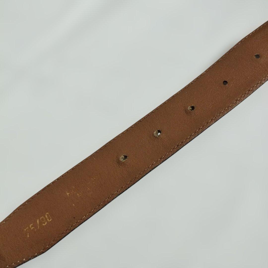 HIGH-CLASS レザー ベルトセット ホワイト ブラック 袋付