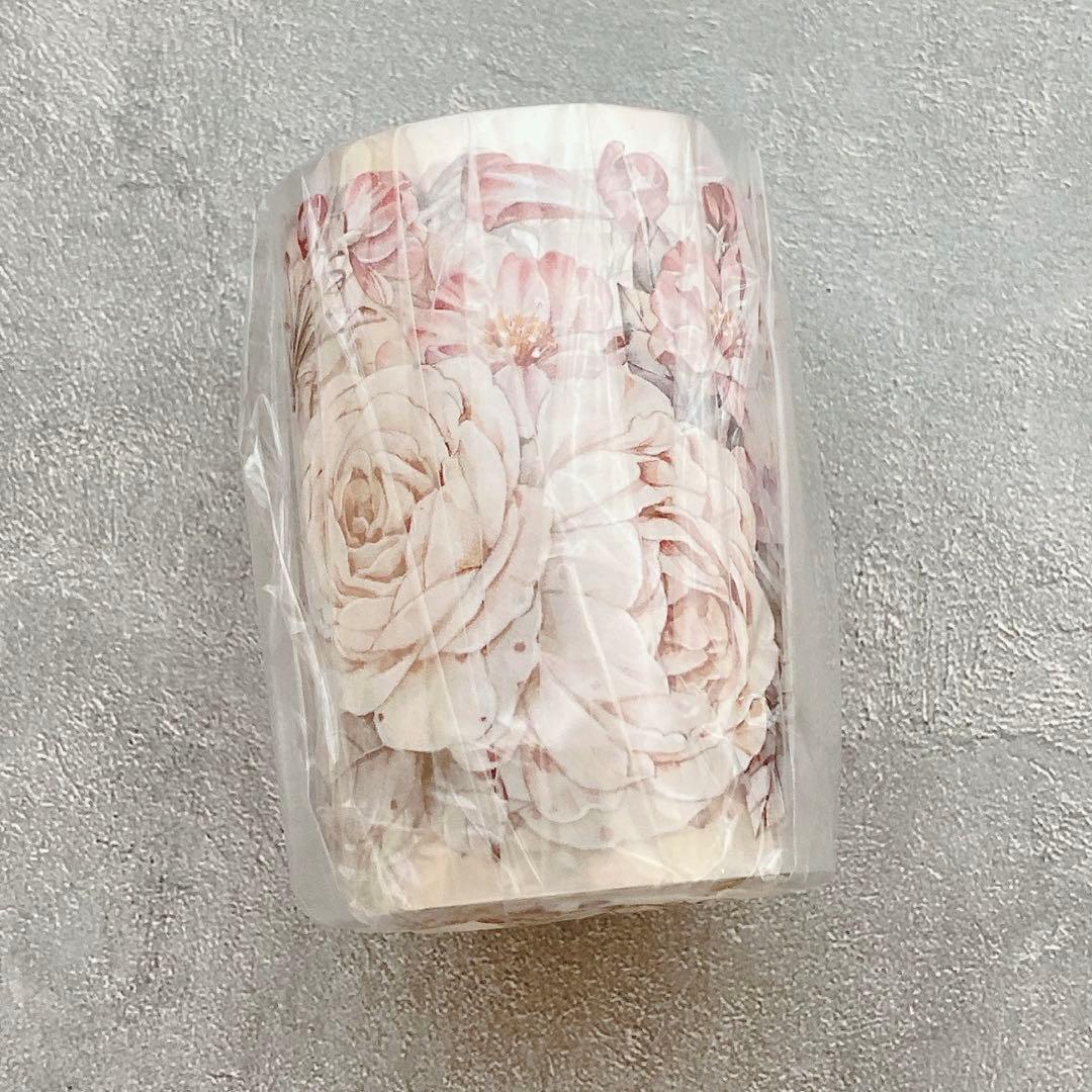 梦岛日记《海棠微露》海外マスキングテープ　マステ 【2319】