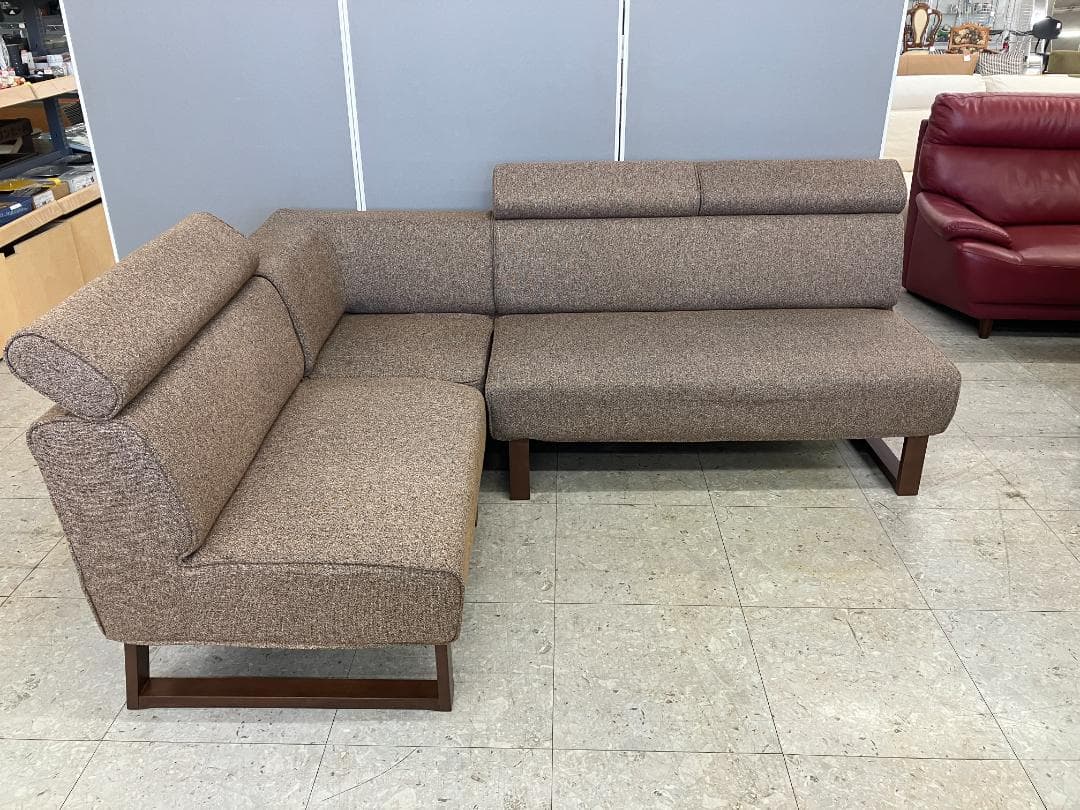 シギヤマ家具 コーナーダイニングソファ SAVONAⅡ ブラウン