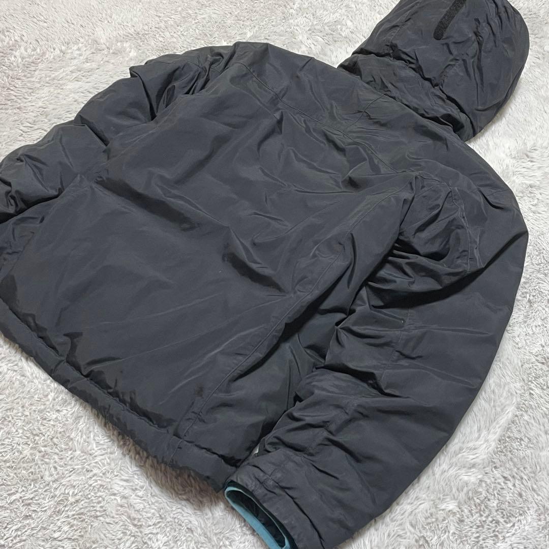 モンベル　ダウンジャケット　コロラドパーカー　リバーシブル　ドローコード　M