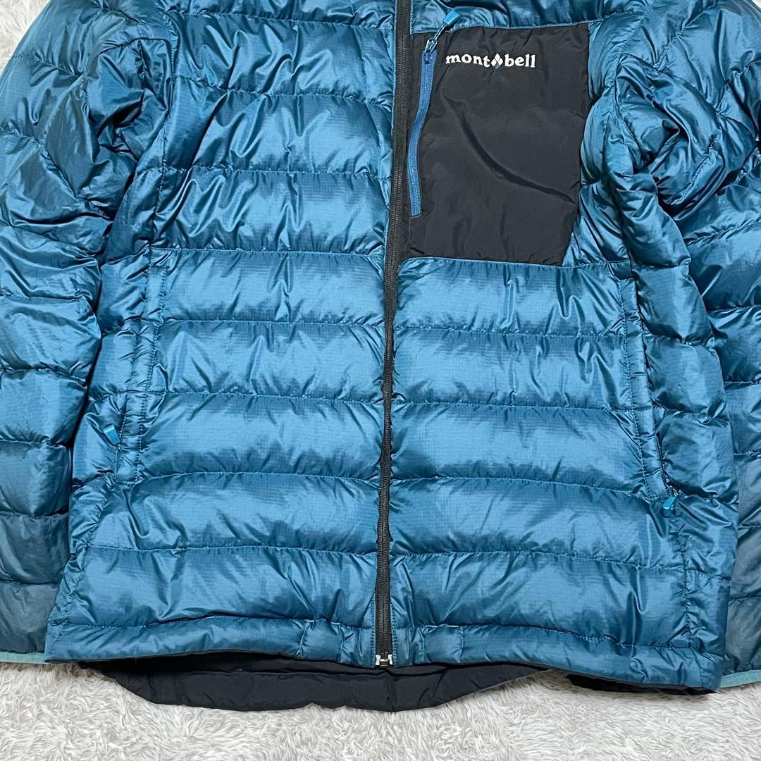 モンベル　ダウンジャケット　コロラドパーカー　リバーシブル　ドローコード　M