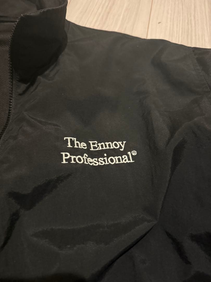 The Ennoy Professional ブラックナイロンジャケット上下