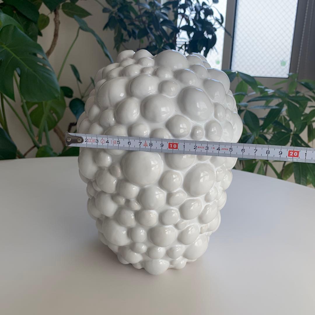 花瓶 ホワイトバブルデザイン 花器 インテリア