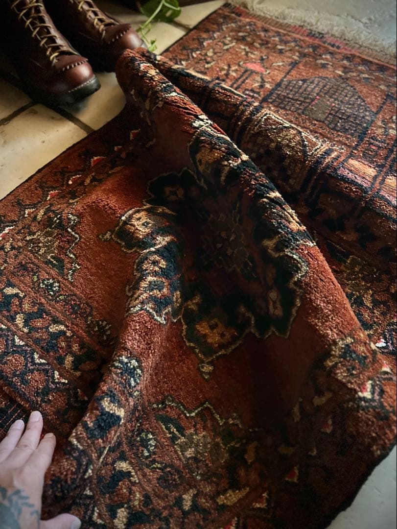 トライバルラグ　ヴィンテージラグ　アフガンラグ　トルクメン　プリミティブアート