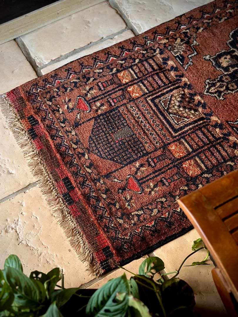 トライバルラグ　ヴィンテージラグ　アフガンラグ　トルクメン　プリミティブアート