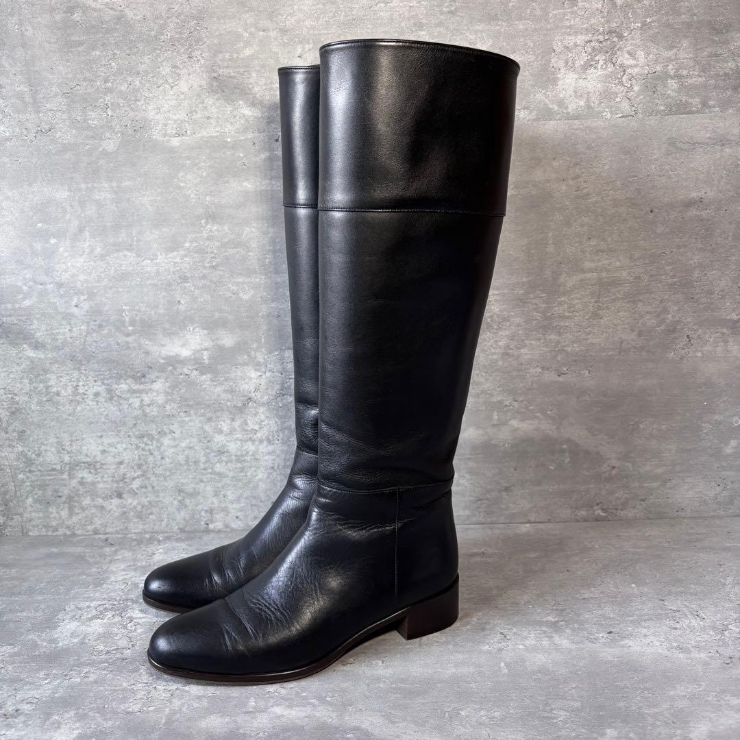 【極美品】UNITED ARROWS ロングブーツ　レザー　裏張り　Vibram