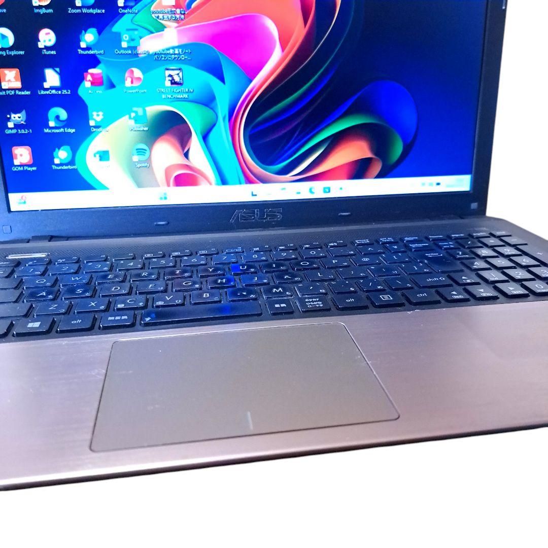 ノートPC Windows11 オフィス付き i7 16GB SSD 15インチ