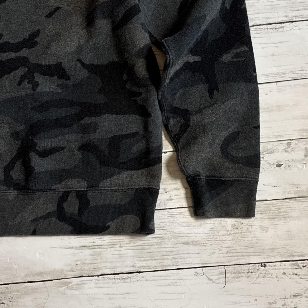 l*m様 ポロラルフローレン 迷彩 カモフラ スウェット L ポニー刺繍 Vガゼ