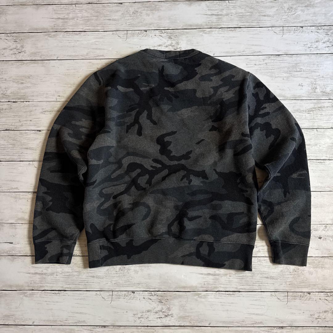 l*m様 ポロラルフローレン 迷彩 カモフラ スウェット L ポニー刺繍 Vガゼ