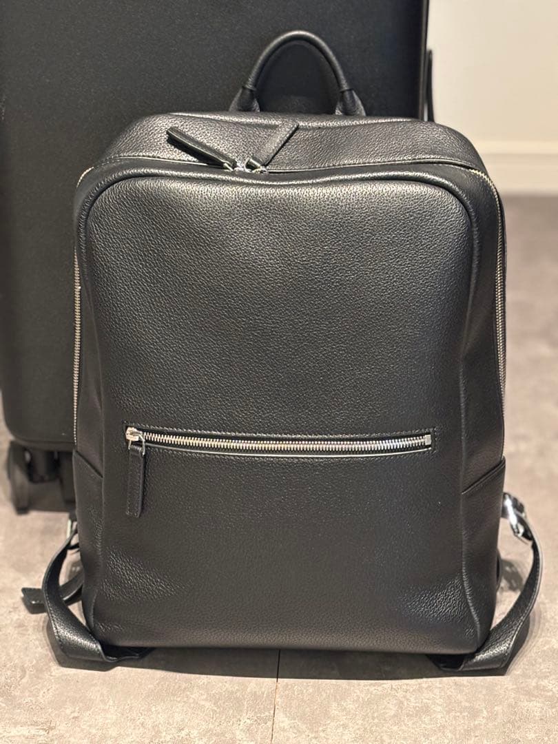 バッグ AUCENTIC Full Grain Leather Backpack