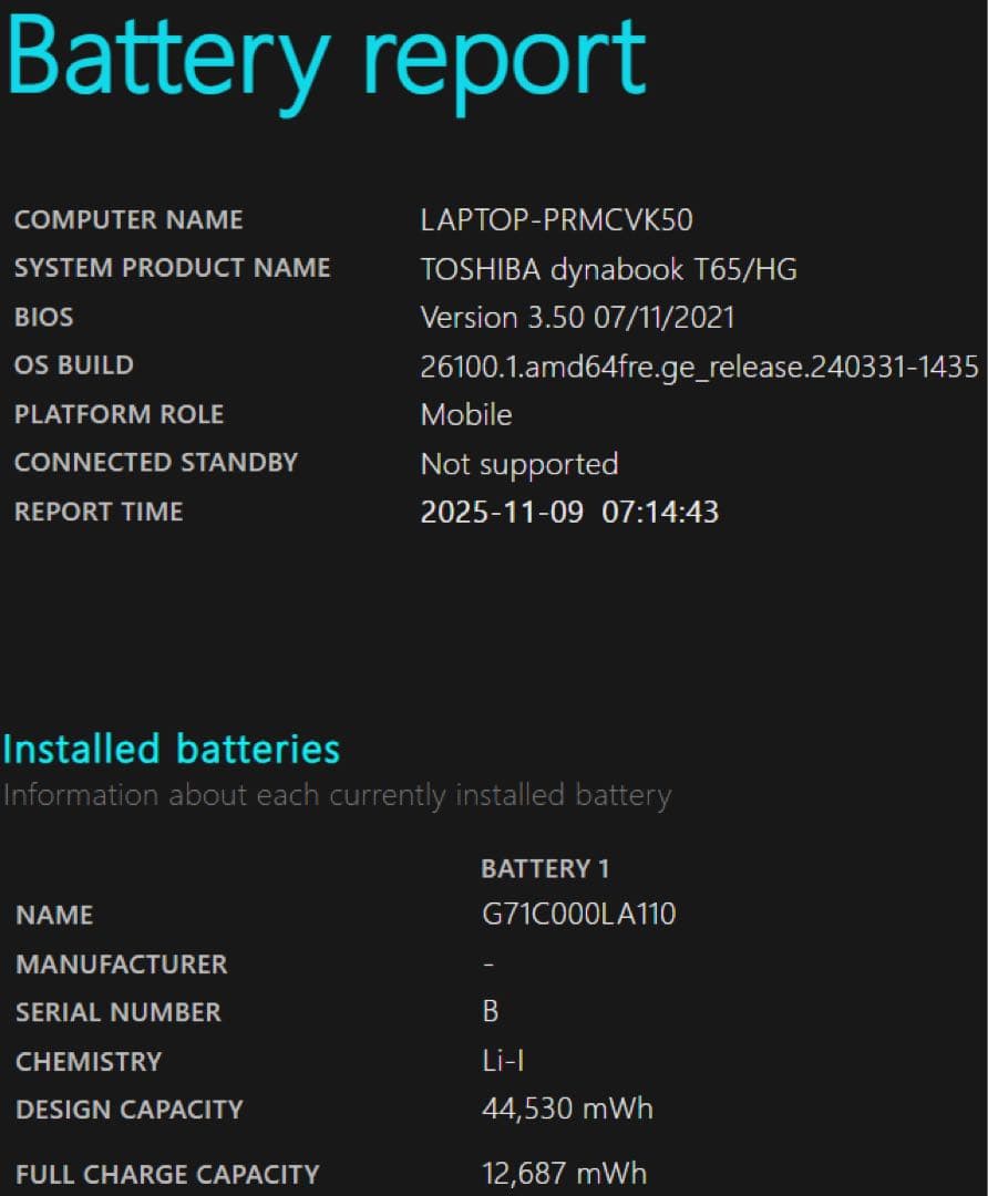 東芝 dynabook T65/HG SSD 2TB(新品) メモリ32GB