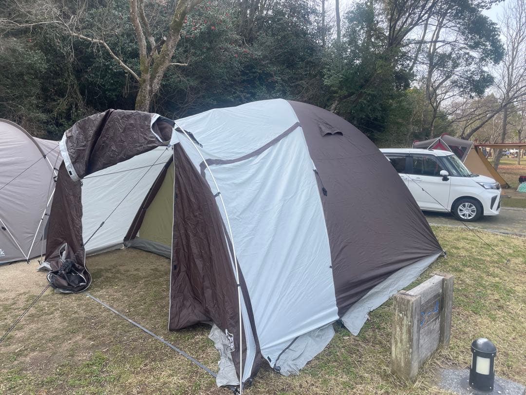 TIMBER RIDGE ドーム型テント 大人6人用 ブラウン