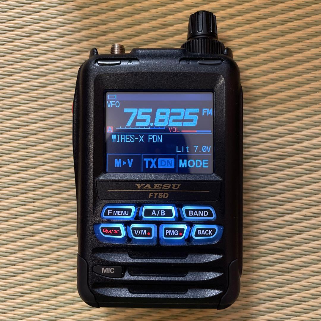 YAESU FT5D デュアルバンドトランシーバー　中古