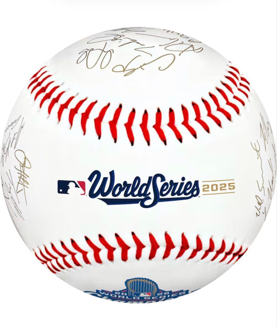 MLB ドジャース 2025 ワールドシリーズ チャンピオン サイン ボール