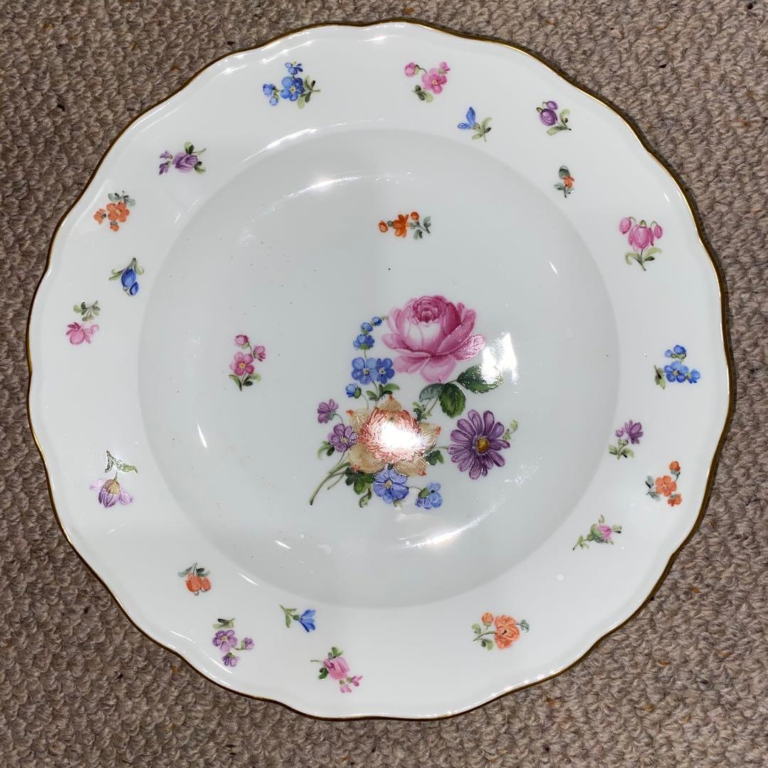 マイセン 大皿　24cm 5枚セット　スクラッチ無し