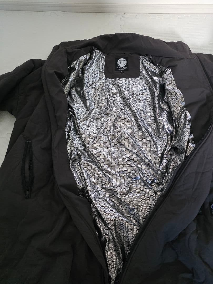 着る寝袋モモンガ4 チャコール　ルームソックス付き