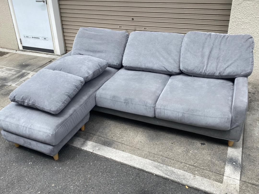 A573♠️blocco LEON 3人掛けカウチソファ 3Pソファ 高級ソファ