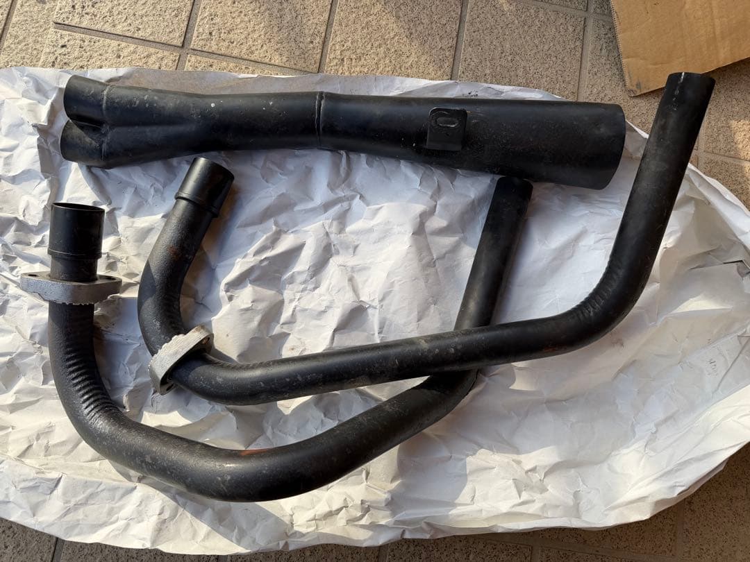 クロスメガホンマフラー　cb250t