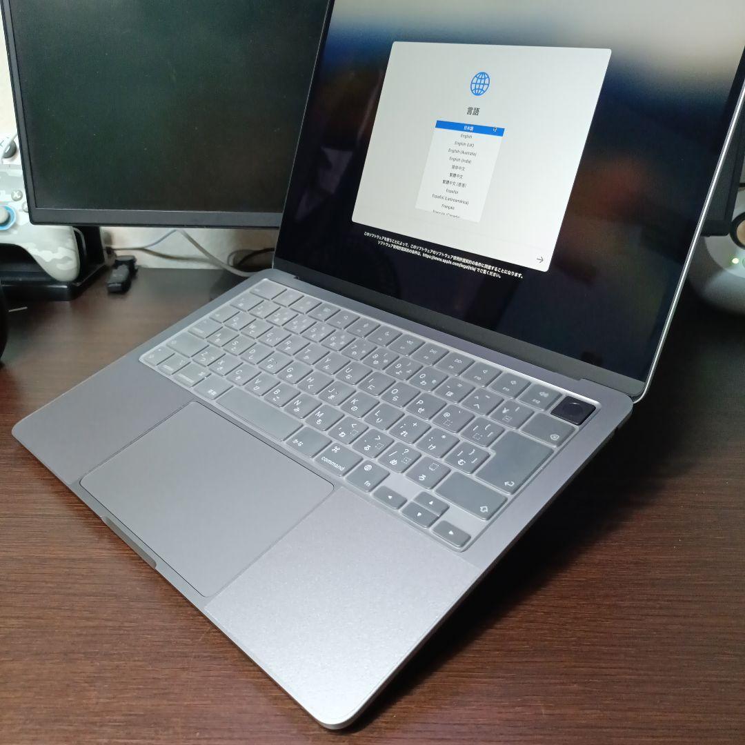 【超美品】 MacBookAir M2(2022) 16GB 256GB グレー