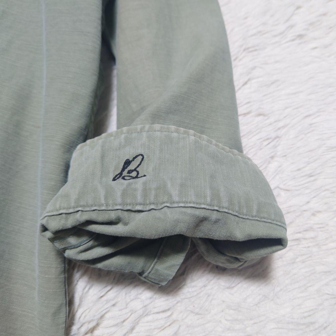 【希少】マディソンブルー 長袖シャツ ハンプトン バッグサテン カーキ