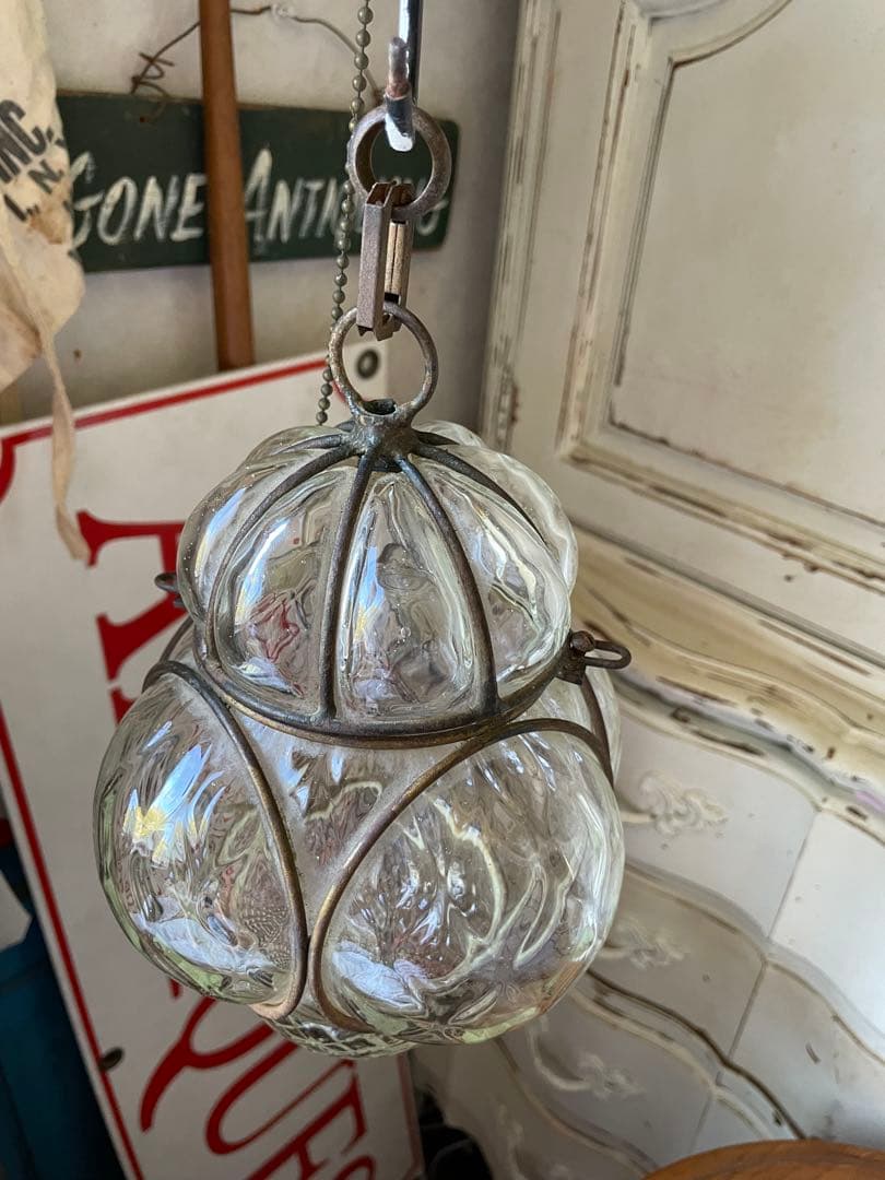 Takashiムラーノ　ガラス　ペンダントライト　ランプ　シェードレア