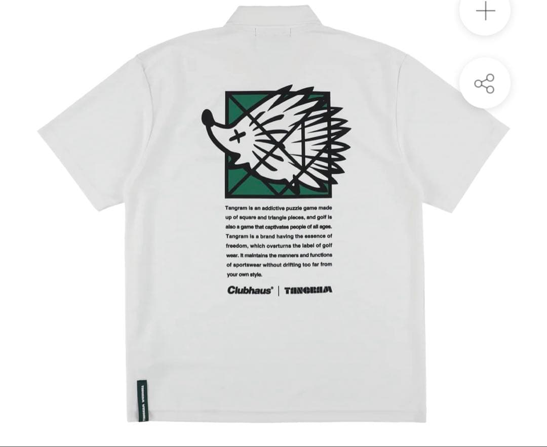 CLUBHAUS×TANGRAM 別注ポロ XL 未使用