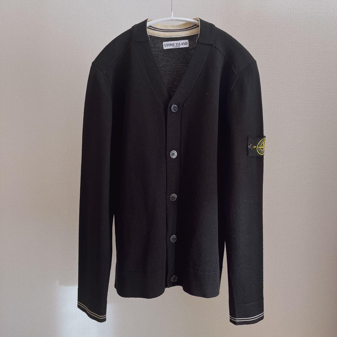 STONE  ウールカーディガン ブラック