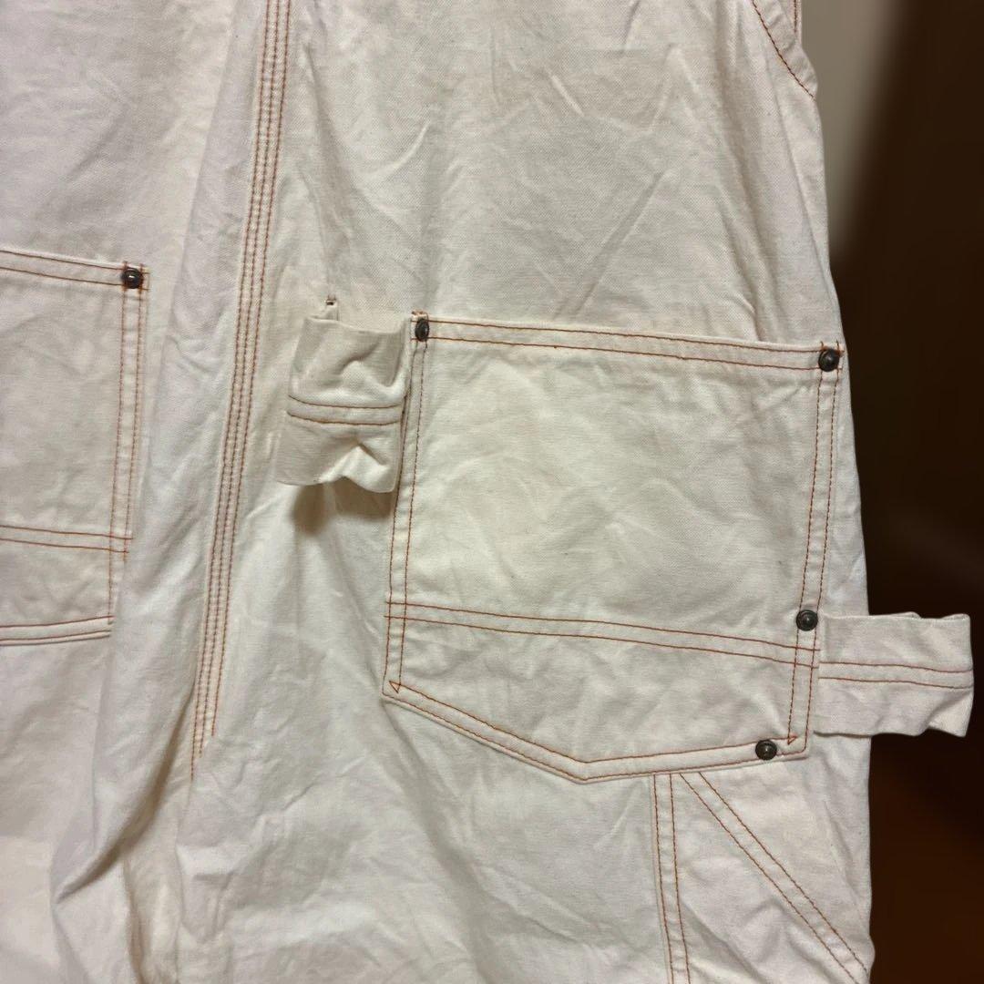 パンツ woodsman biboveralls 30 natural waist100