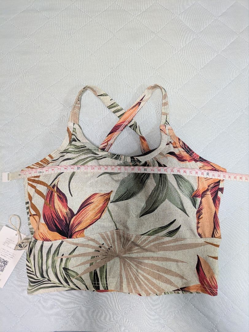 タイムセール♡新品タグ付【リンダワークス】花柄ヨガ上(P)下(М)コモレビ