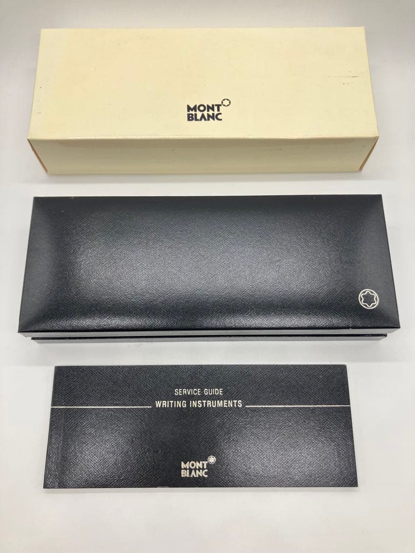 【未使用品】モンブラン ボエム 万年筆 ペン先14K ブラック シルバー