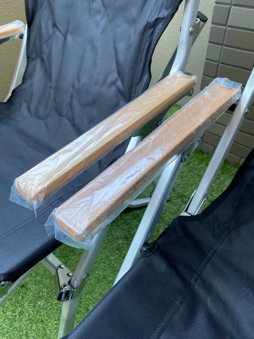 【新品スノーピークOEM品】ローチェア30 ブラック 2脚セット