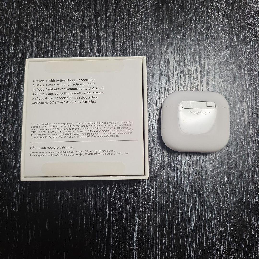 AirPods 4 ANC アクティブノイズキャンセリング