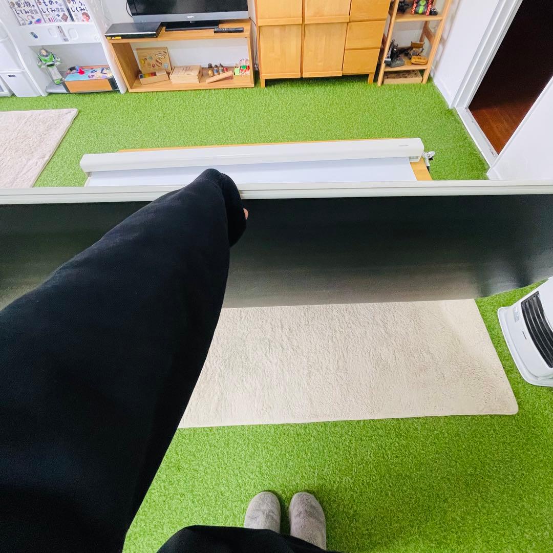 【美品】TheaterHouse 80インチ 電動スクリーン リモコン付