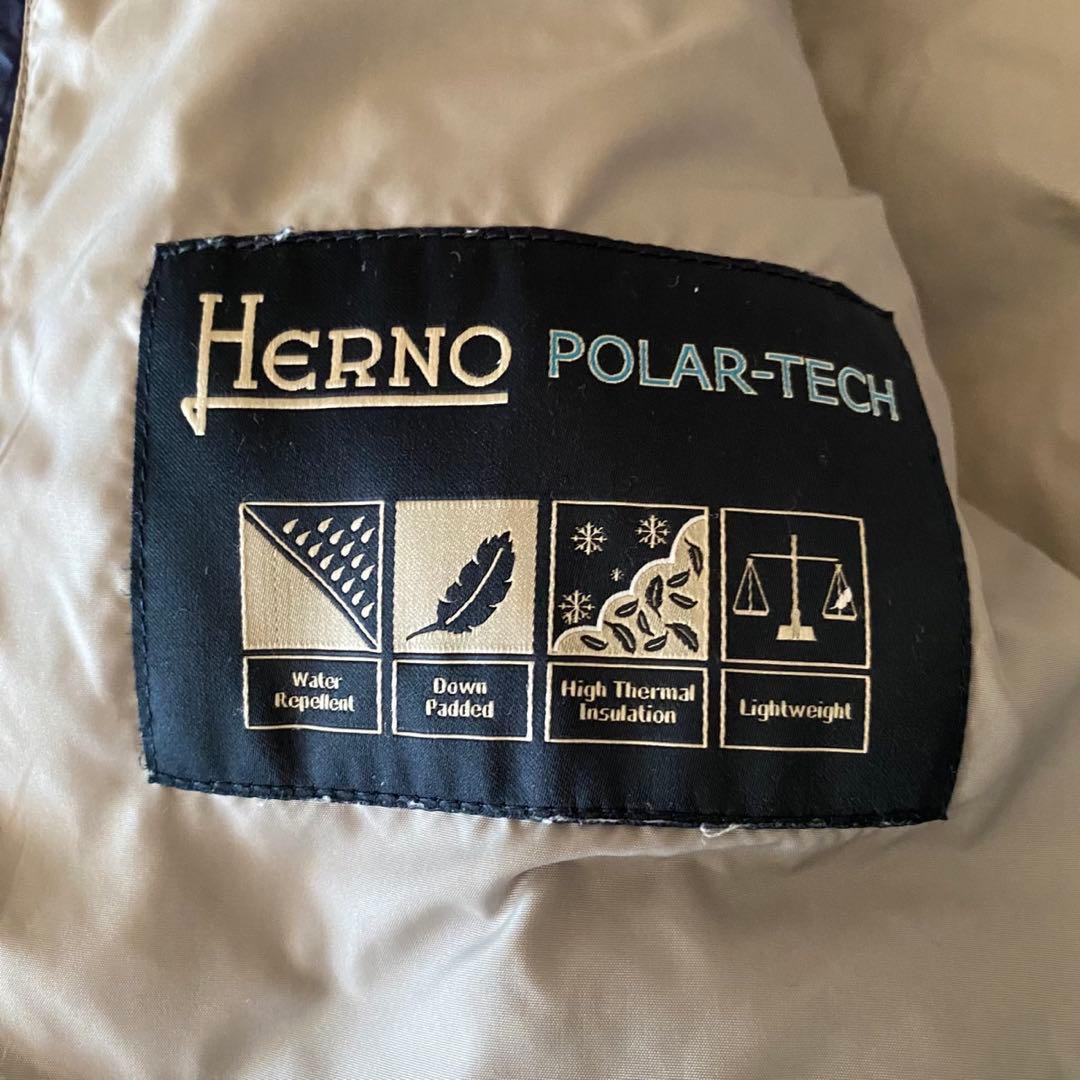 【希少◦2XL✨】HERNO ポーラテック ダウンジャケット ネイビー 52
