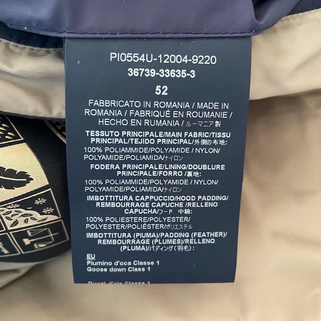 【希少◦2XL✨】HERNO ポーラテック ダウンジャケット ネイビー 52