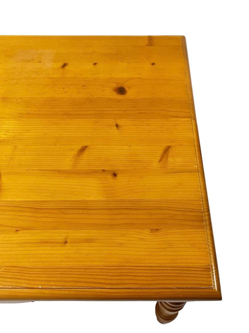 【希少・レア】アンティーク風ローテーブル天然木ベルメゾン　パイン材　千趣会