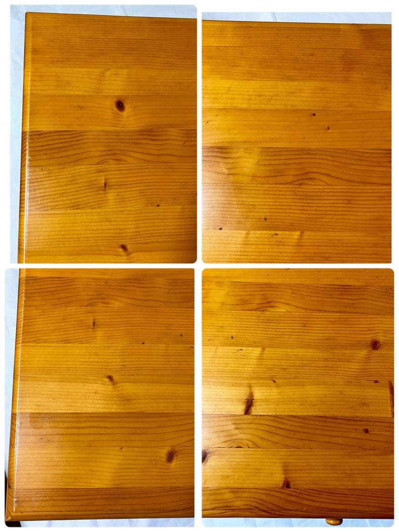 【希少・レア】アンティーク風ローテーブル天然木ベルメゾン　パイン材　千趣会