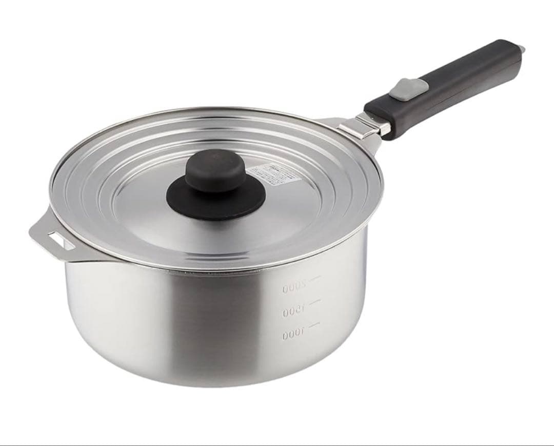 和平フレイズ 燕三条 取っ手が取れる鍋4点セット 蒸し台付 ステンレスIH対応