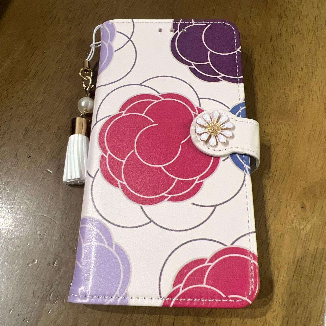 【美品】docomo F-52B レッド 花柄ケース付き