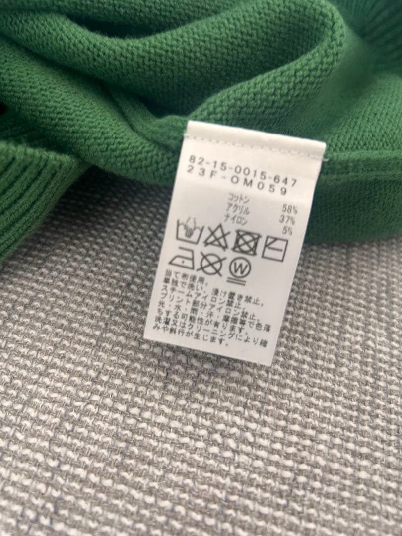 BEAMS GOLF /ロゴプリントミドルゲージニットXL